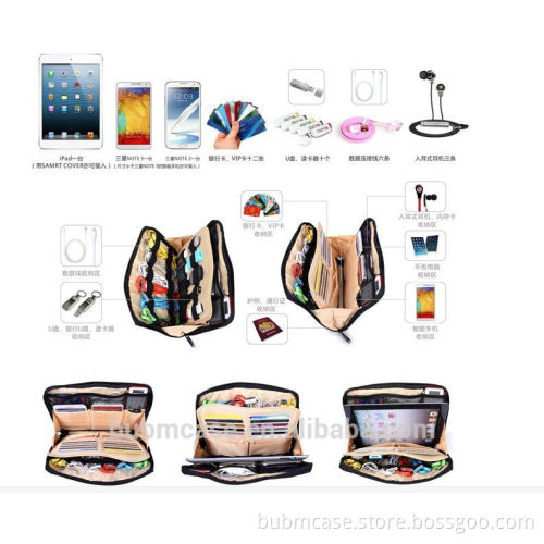 Fashion Grey Color 9.7 inch Tablet Case Nylon Storage Bag